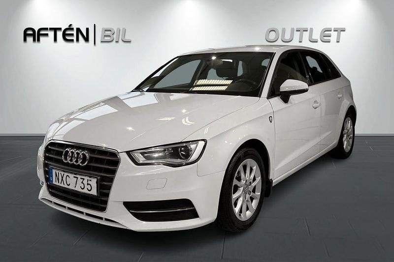 Glacier white metallic Begagnad 2014 Audi A3 Proline Kombi | 69 900 kr (Superpris) - Bild 1/3