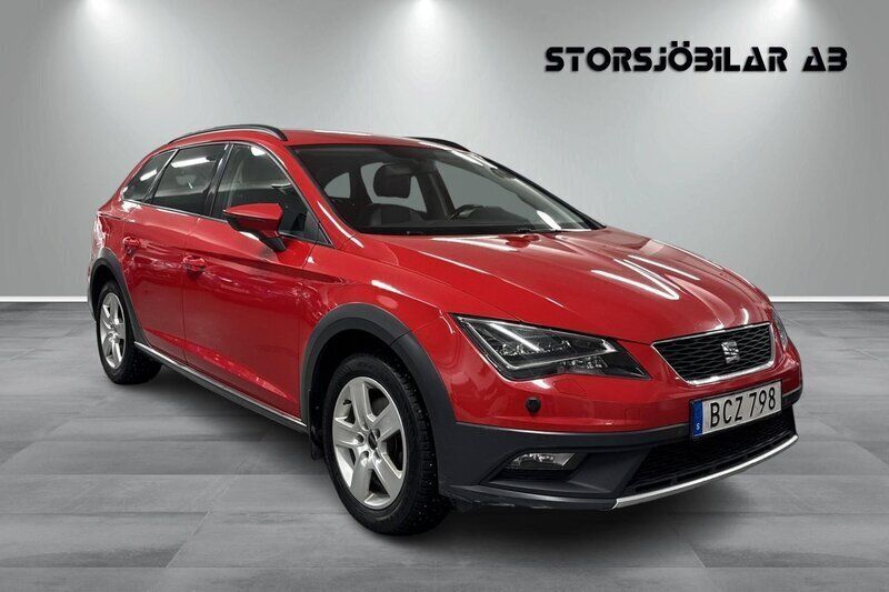 Röd Begagnad 2015 Seat Leon X-Perience 4Drive Kombi | 109 000 kr (Marknadspris) - Bild 1/4