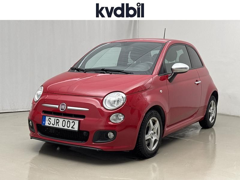 Röd Begagnad 2014 Fiat 500 Halvkombi | 76 000 kr - Bild 1/3
