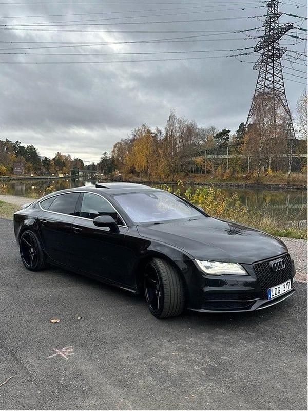 Svart Begagnad 2011 Audi A7 Sportback Halvkombi | 159 900 kr (Marknadspris) - Bild 1/4