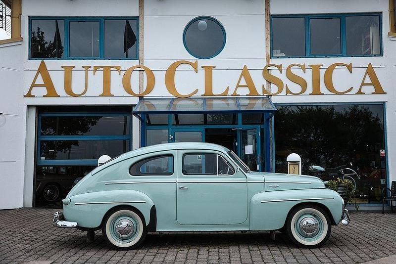 Ljusgrön Begagnad 1957 Volvo PV444 Sedan | 129 000 kr - Bild 1/4