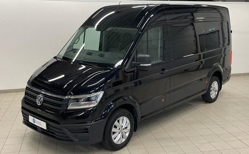 Svart Begagnad 2020 VW Crafter Van | 289 900 kr (Marknadspris) - Bild 1/4