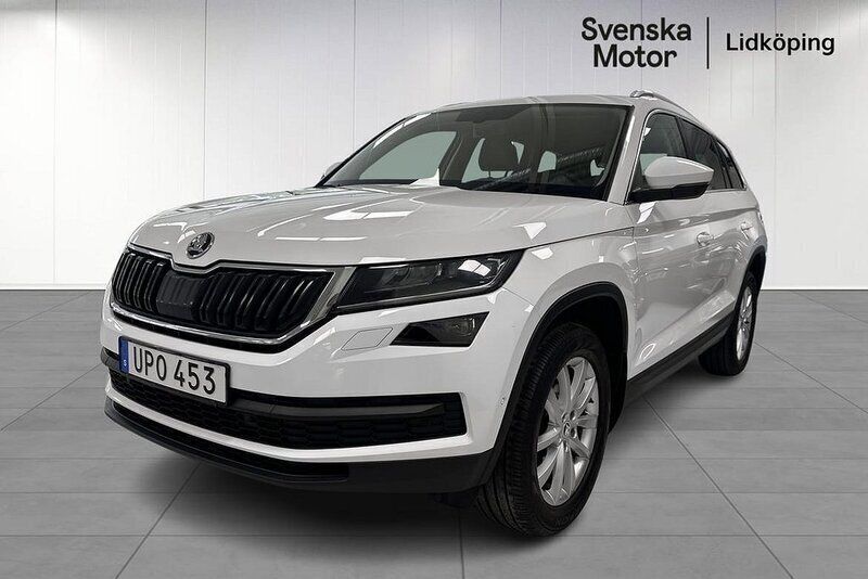Vit Begagnad 2019 Skoda Kodiaq Business Line SUV | 309 900 kr (Marknadspris) - Bild 1/4