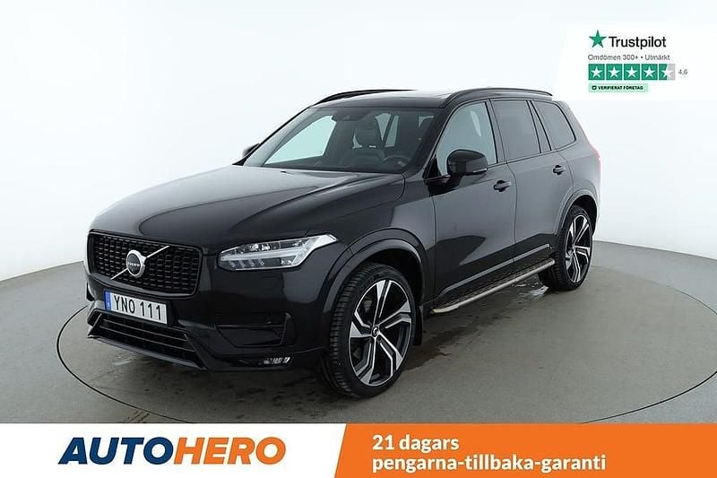 Svart Begagnad 2021 Volvo XC90 R-Design SUV | 639 000 kr (Dyr) - Bild 1/4