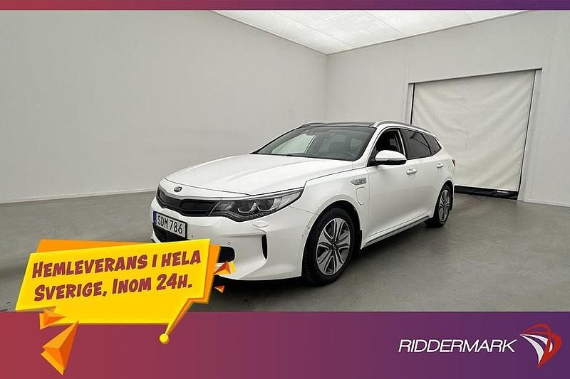 Vit Begagnad 2017 Kia Optima Hybrid Advance Sedan | 169 800 kr (Marknadspris) - Bild 1/3