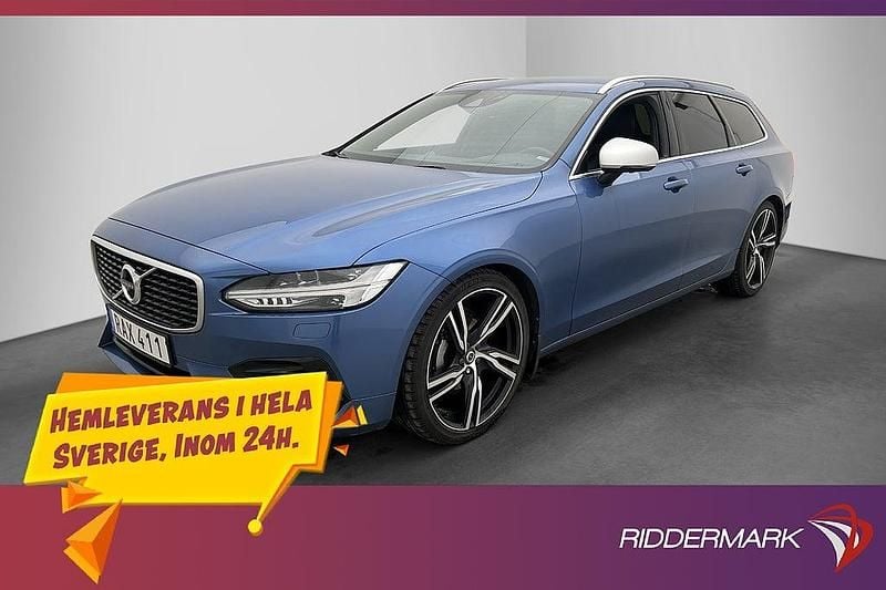 Blå Begagnad 2018 Volvo V90 Kombi | 299 800 kr - Bild 1/3