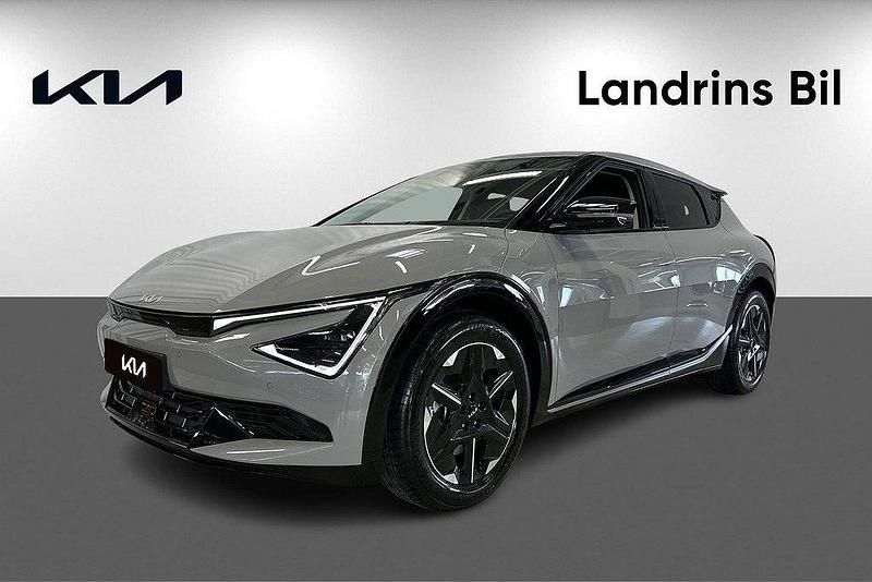 Grå (wolf gray metallic) Ny 2025 Kia EV6 2 SUV | 573 336 kr - Bild 1/4