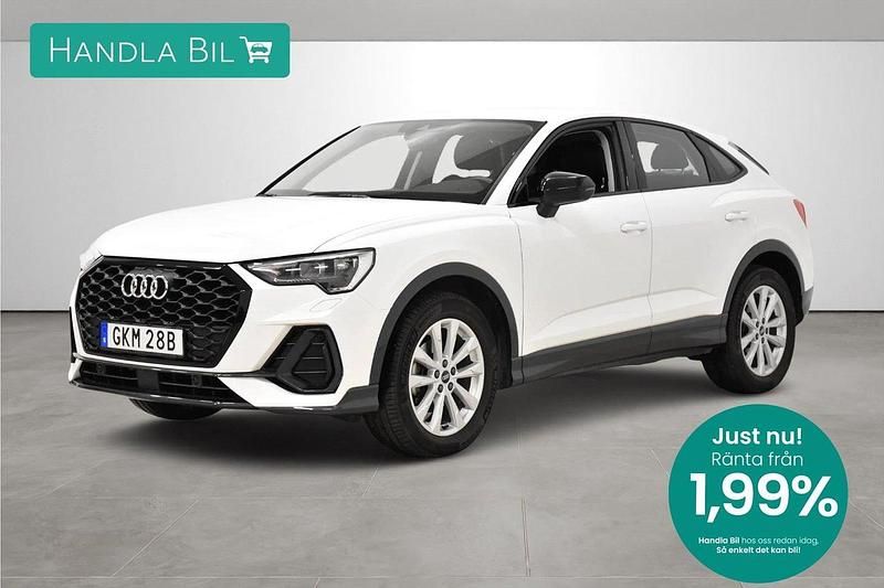 Vit Begagnad 2022 Audi Q3 Sportback Proline SUV | 359 900 kr (Bra pris) - Bild 1/3