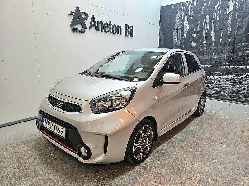 Grå Begagnad 2015 Kia Picanto Halvkombi | 64 900 kr (Marknadspris) - Bild 1/4