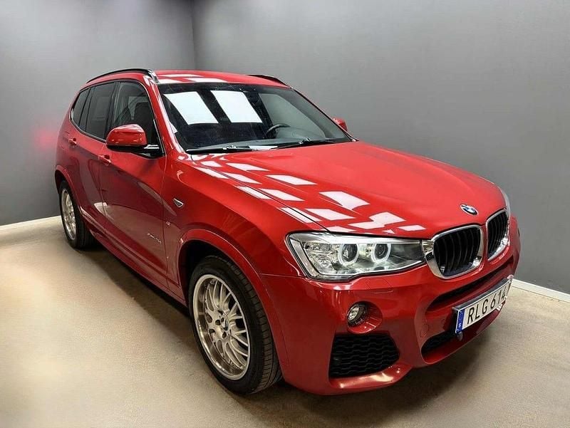 Begagnad BMW X3 M Sport 190 HK (139 kW) 2017 Röd SUV