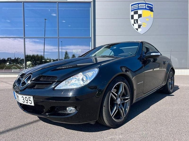 Svart Begagnad 2006 Mercedes SLK200 Cab | 91 900 kr (Bra pris) - Bild 1/4
