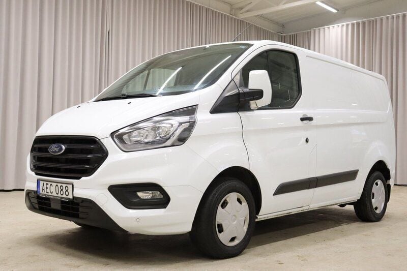 Vit (frozen white) Begagnad 2019 Ford Transit Van | 129 900 kr (Marknadspris) - Bild 1/4