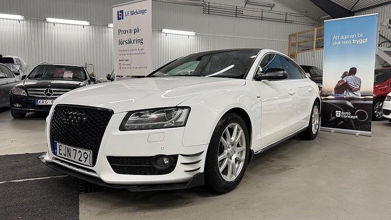 Begagnad Audi A5 Sportback 160 HK (117 kW) 2011 Vit Halvkombi
