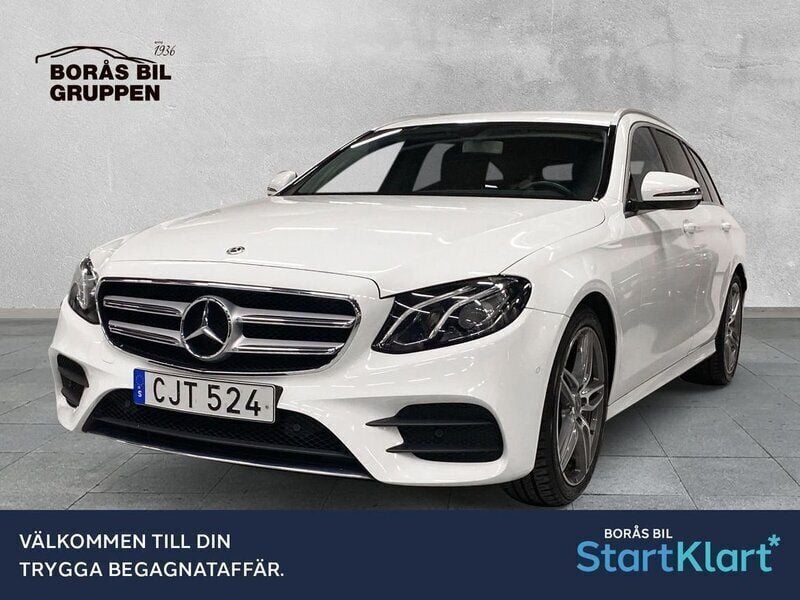 Vit Begagnad 2018 Mercedes E200 AMG line Kombi | 249 000 kr (Bra pris) - Bild 1/3