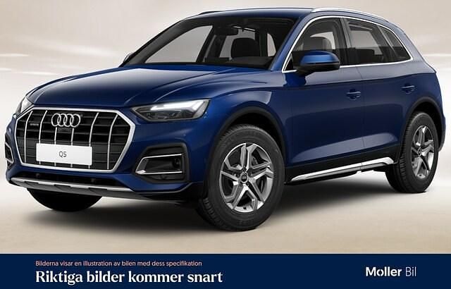 Navarrablå metallic Begagnad 2022 Audi Q5 Advanced Plus SUV | 439 900 kr (Marknadspris) - Bild 1/4