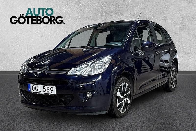 Blå Begagnad 2016 Citroën C3 Halvkombi | 89 900 kr (Bra pris) - Bild 1/4