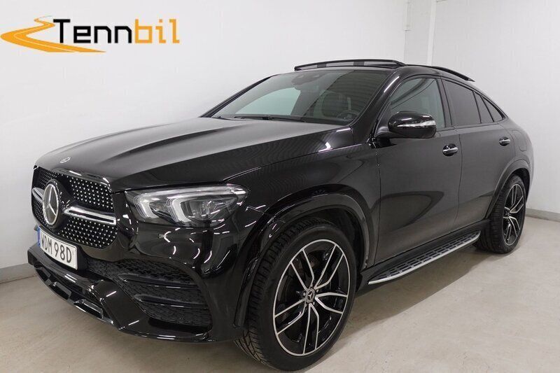 Svart Begagnad 2022 Mercedes GLE350e AMG Sportkupé | 789 900 kr (Superpris) - Bild 1/4