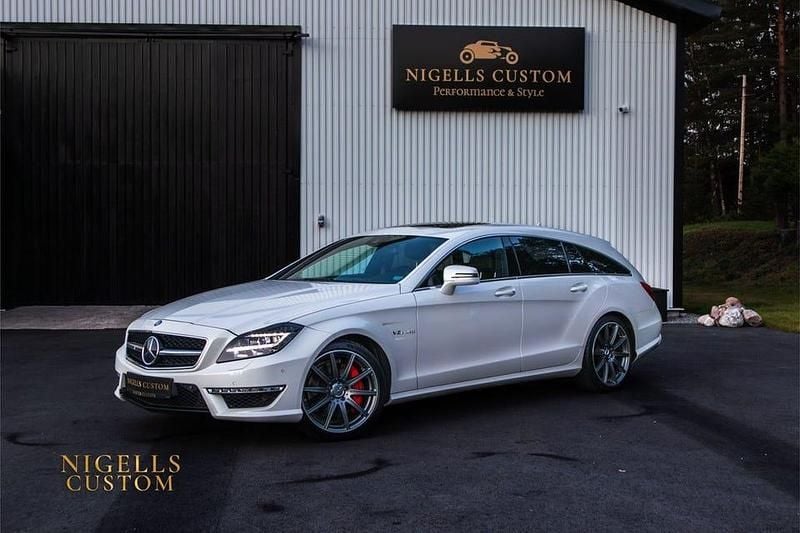 Vit Begagnad 2014 Mercedes CLS63 AMG AMG Kombi | 425 000 kr - Bild 1/4