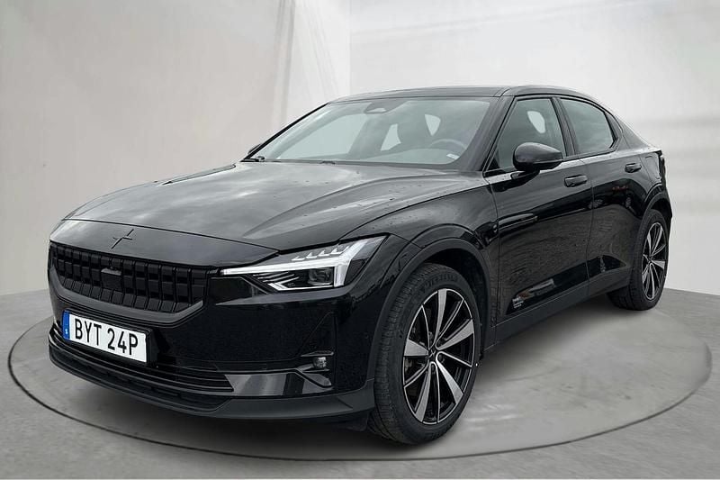 Svart Begagnad 2022 Polestar 2 Long Range Dual motor Sedan | 339 000 kr (Marknadspris) - Bild 1/4