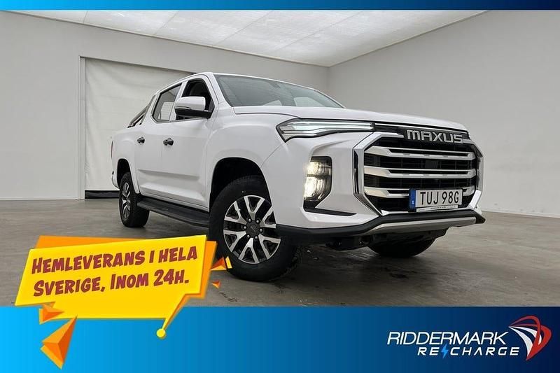 Svart Begagnad 2022 Maxus e-T90 Pickup | 359 800 kr - Bild 1/4