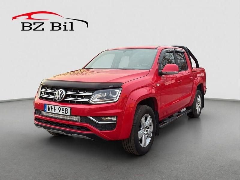 Röd Begagnad 2019 VW Amarok Highline Pickup | 279 900 kr (Superpris) - Bild 1/4