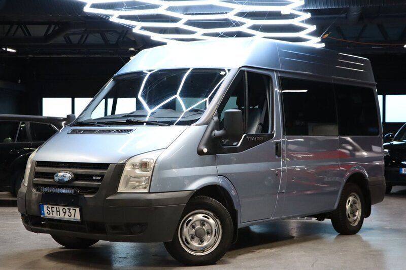 Blå Begagnad 2007 Ford Transit Minibuss | 89 900 kr (Dyr) - Bild 1/4