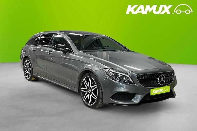 Silver/grå Begagnad 2017 Mercedes CLS350 AMG Kombi | 259 800 kr (Marknadspris) - Bild 1/3