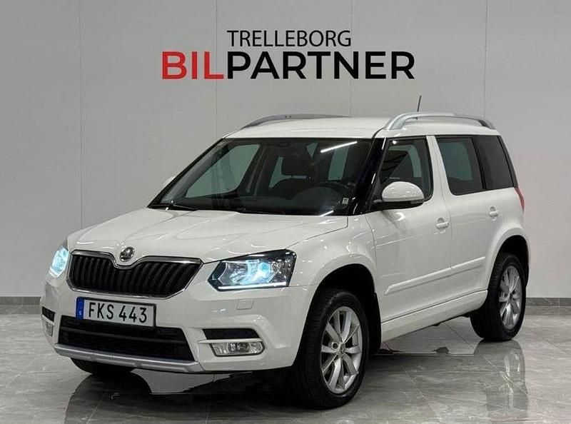 Vit Begagnad 2014 Skoda Yeti SUV | 89 900 kr (Bra pris) - Bild 1/4