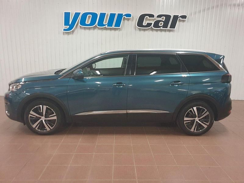 Blå (grönmetallic) Begagnad 2018 Peugeot 5008 Allure SUV | 188 000 kr (Bra pris) - Bild 1/4