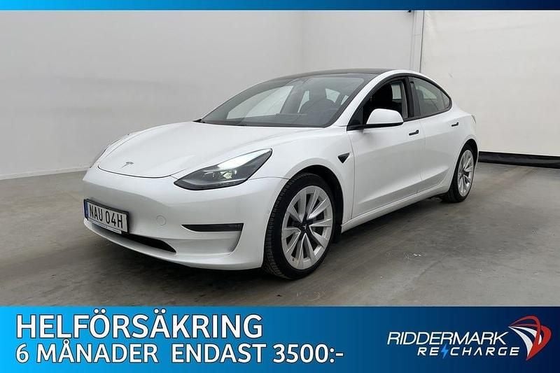Begagnad Tesla Model 3 Long Range AWD 366 kW (498 HK) 2021 Vit Sedan