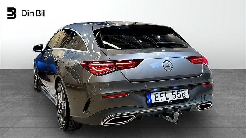 Begagnad Mercedes CLA200 Shooting Brake AMG line 163 HK (119 kW) 2019 Grå Kombi