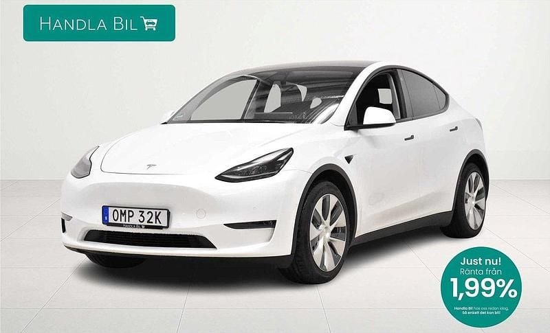 Vit Begagnad 2021 Tesla Model Y Long Range AWD SUV | 339 900 kr - Bild 1/3