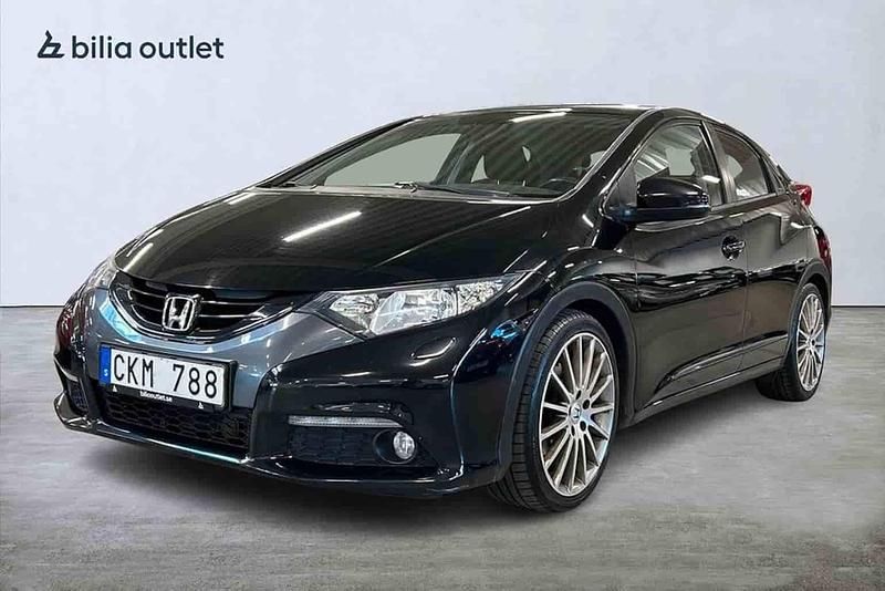 Svart Begagnad 2012 Honda Civic Halvkombi | 99 900 kr - Bild 1/1