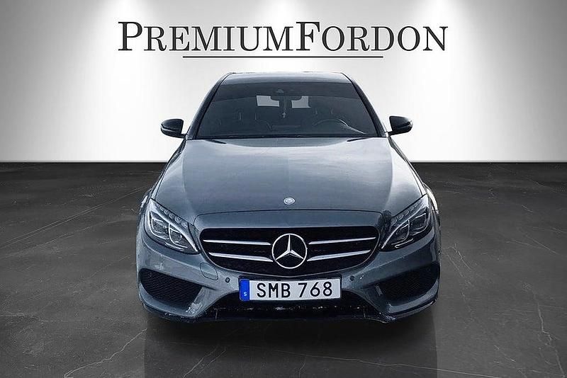 Begagnad Mercedes C220 AMG line 170 HK (125 kW) 2016 Grå Sedan