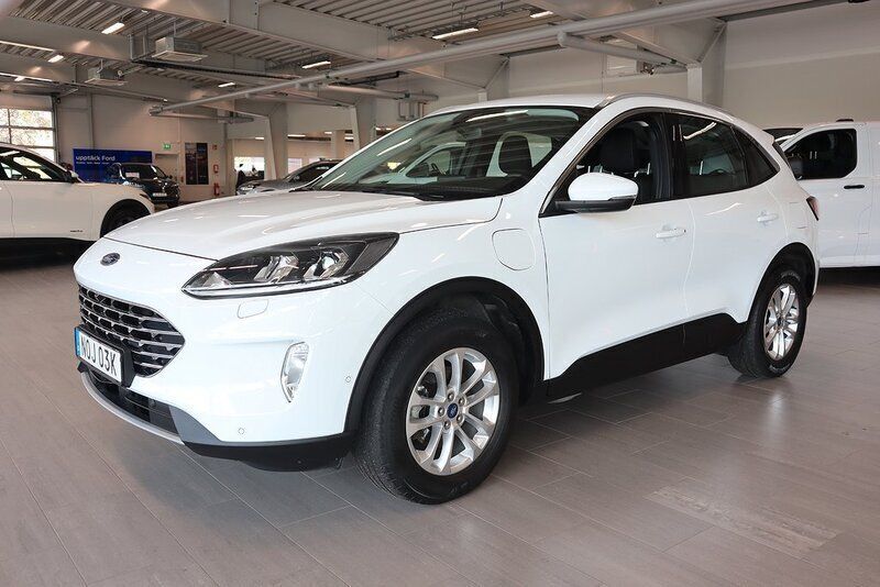 Vit Begagnad 2022 Ford Kuga Business Edition SUV | 294 800 kr (Lite dyr) - Bild 1/4