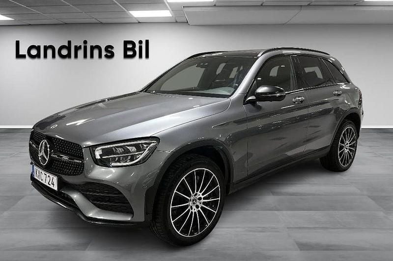 Selenitgrå metallic Begagnad 2022 Mercedes GLC300 AMG line SUV | 459 900 kr - Bild 1/4
