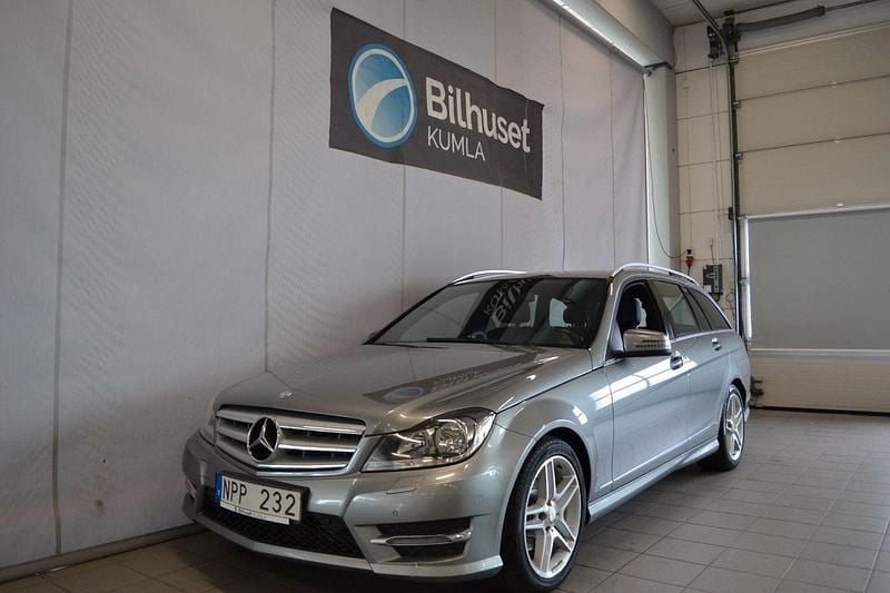 Silver Begagnad 2013 Mercedes C180 Avantgarde Kombi | 89 000 kr (Marknadspris) - Bild 1/4