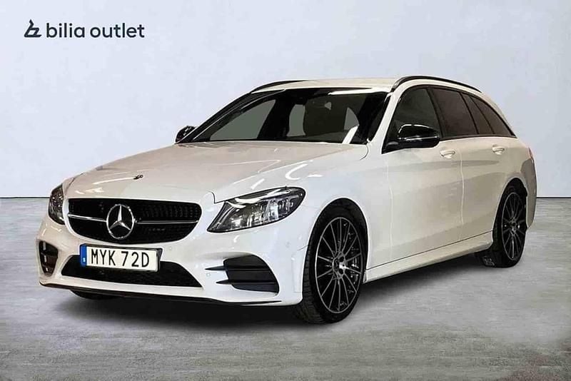 Vit Begagnad 2021 Mercedes C220 Kombi | 294 900 kr (Superpris) - Bild 1/1