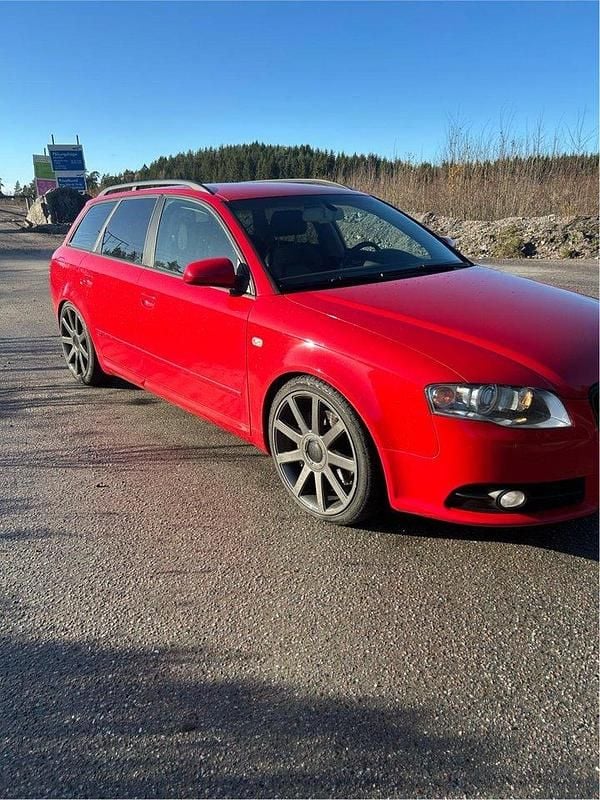 Röd Begagnad 2007 Audi A4 Comfort Kombi | 42 000 kr (Lite dyr) - Bild 1/4