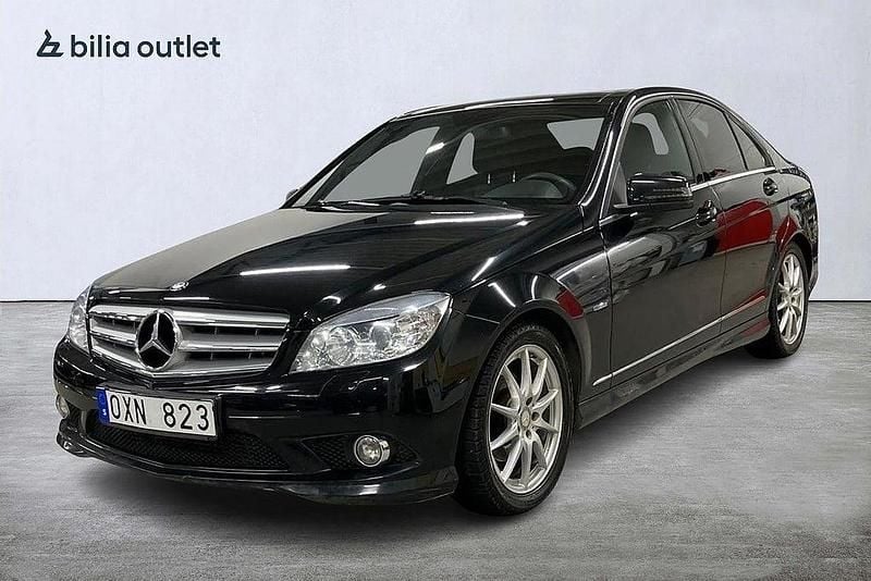 Svart Begagnad 2010 Mercedes C180 Sedan | 85 000 kr (Superpris) - Bild 1/4