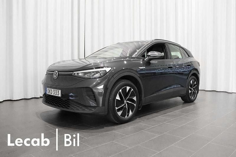 Mörkgrå (mangan grey metallic) Begagnad 2022 VW ID.4 Pro Performance SUV | 329 500 kr (Superpris) - Bild 1/4