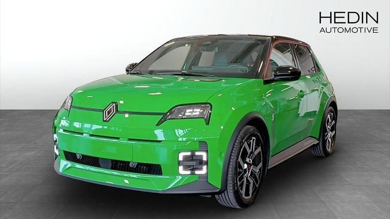 Grön (green) Ny 2025 Renault R5 Techno Halvkombi | 379 900 kr - Bild 1/4