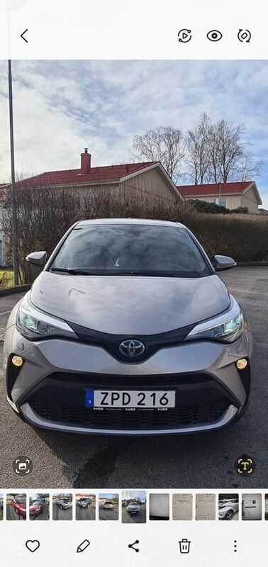 Grå Begagnad 2022 Toyota C-HR Edition SUV | 249 500 kr (Marknadspris) - Bild 1/4