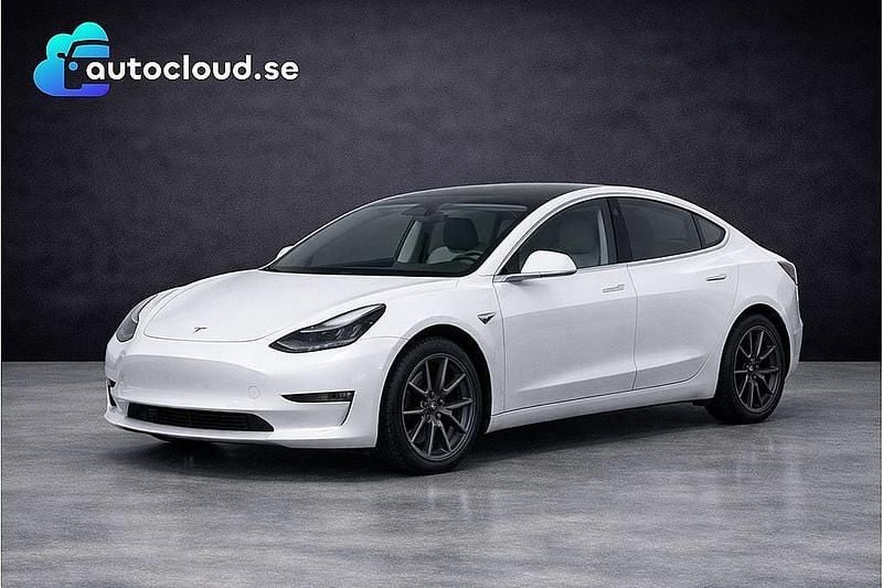 Begagnad Tesla Model 3 Long Range AWD 366 kW (498 HK) 2020 Vit Sedan