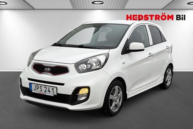 Vit Begagnad 2015 Kia Picanto Halvkombi | 79 000 kr (Lite dyr) - Bild 1/4
