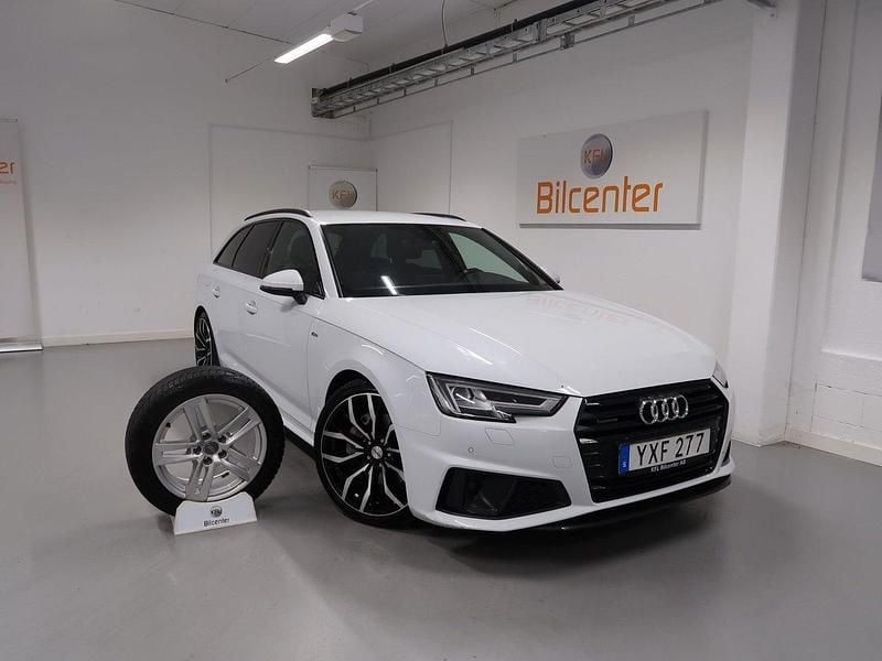 Vit Begagnad 2018 Audi A4 S-Line Kombi | 269 900 kr (Bra pris) - Bild 1/3