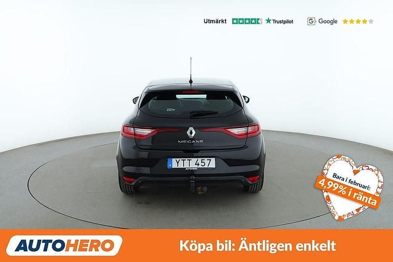 Begagnad Renault Mégane IV 133 HK (97 kW) 2017 Svart Halvkombi