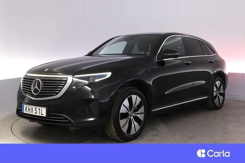 Svart Begagnad 2022 Mercedes EQC400 SUV | 426 900 kr (Bra pris) - Bild 1/3