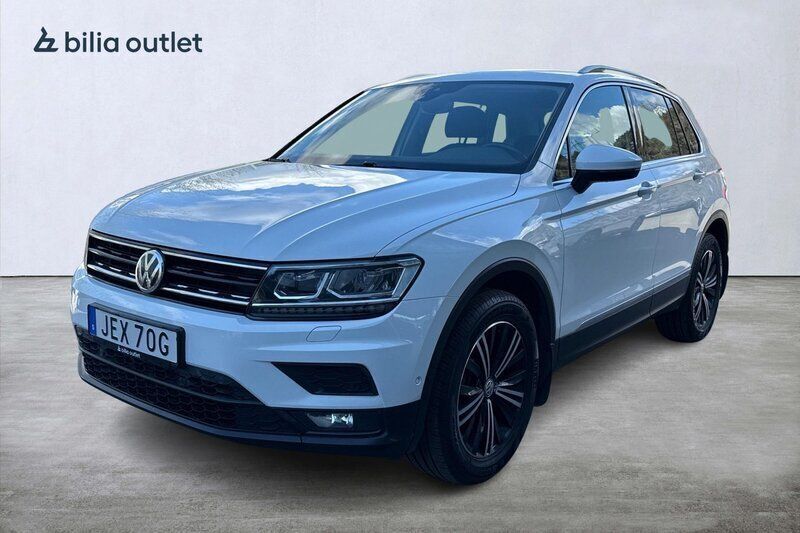 Vit Begagnad 2019 VW Tiguan SUV | 259 900 kr (Bra pris) - Bild 1/3
