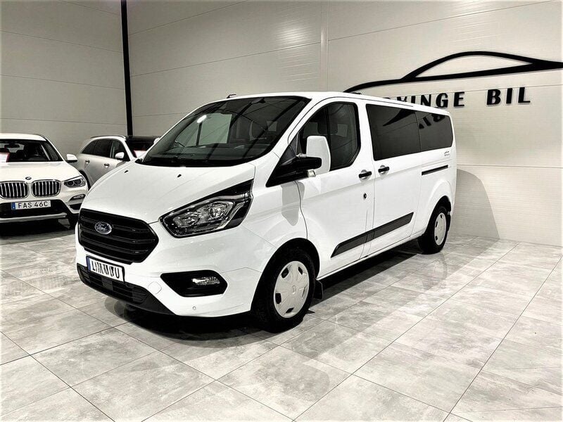 Vit Begagnad 2022 Ford Transit Custom Kombi | 399 900 kr (Marknadspris) - Bild 1/4